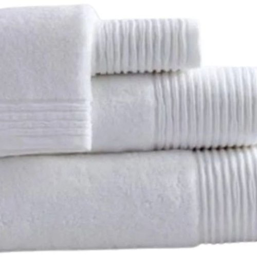 500 GSM Cotton White Hotel Towel