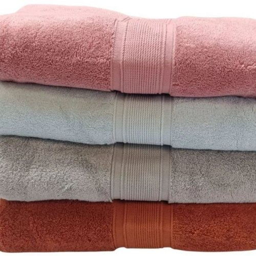 Multicolor Cotton Bath Hotel Towel