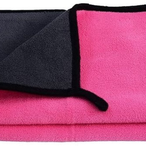 600 GSM Pink Microfiber Cleaning Towel