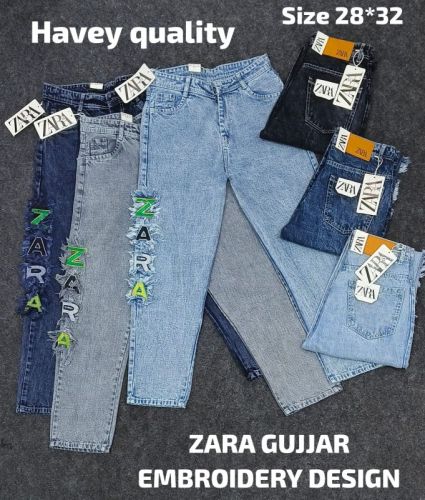 Unisex Zara Gujjar Denim Jeans