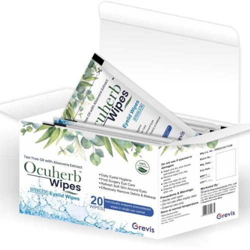 Grevis Ocuherb Eyelid Wipes