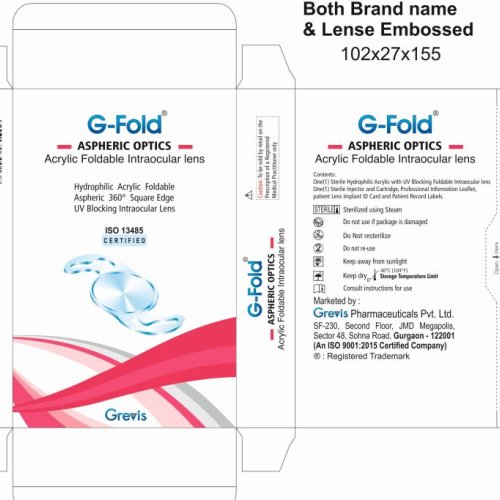 Hydrophobic Acrylic Optima Vue Edof Id Focus Intraocular Lens