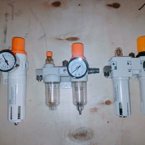 Air Pressor Oil Water Separator Regulator Pressure Gauge