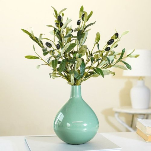 VA10093T Mist Green Flower Vase