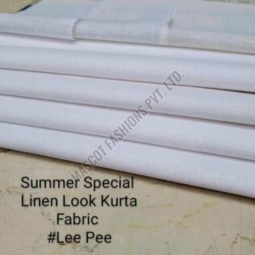White Kurta Fabric