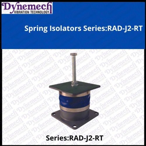Dynemech Enclosed Round Spring Isolator Series RAD-J2-RT