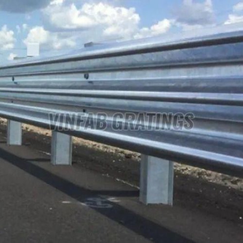 Metal Beam Crash Barrier Post