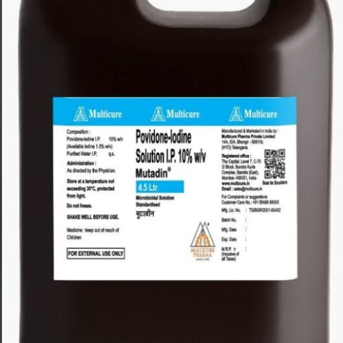 4500ml Mutadine 10% Solution IP