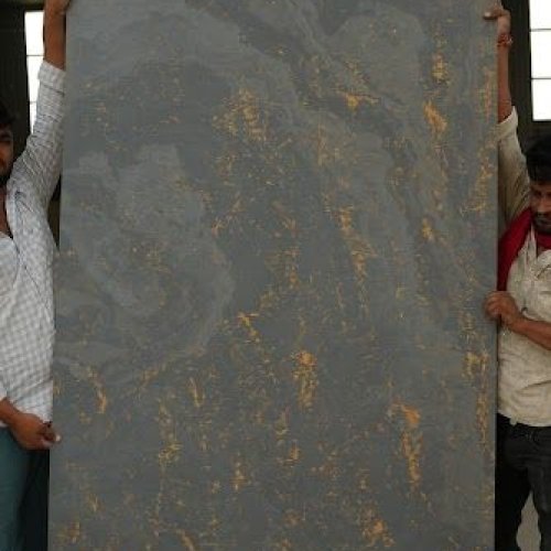 K Black Gold Stone Veneer