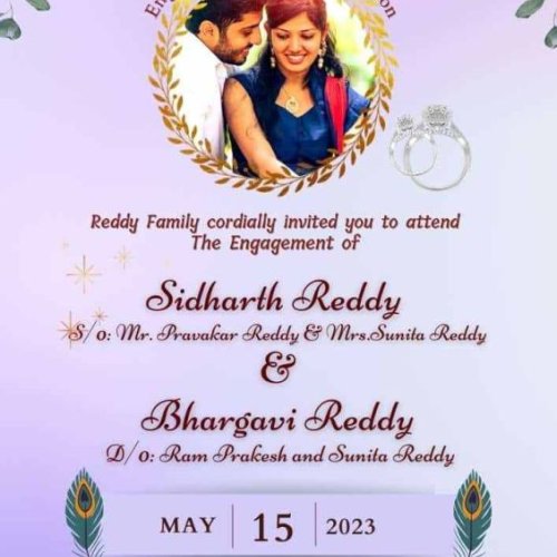 Engagement Invitation Cards