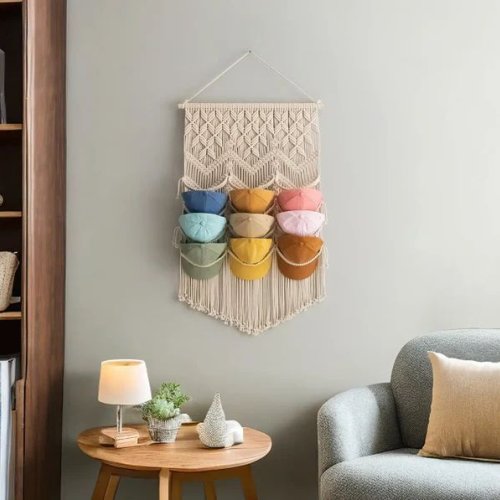 Handmade Macrame Cap Hanger