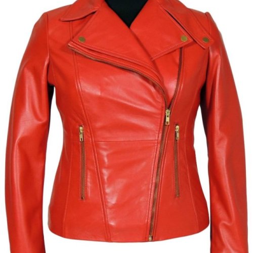 Ladies Winter Leather Jacket