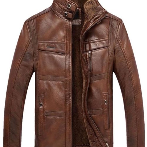 Mens Classic Vintage Leather Jacket