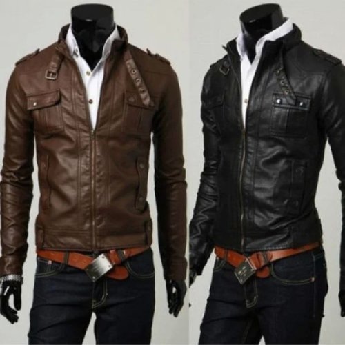 Mens High Quality Leather Jacket
