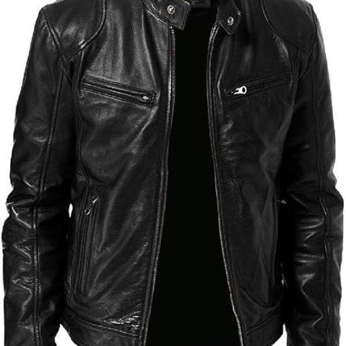 Mens Premium Lambskin Leather Jacket