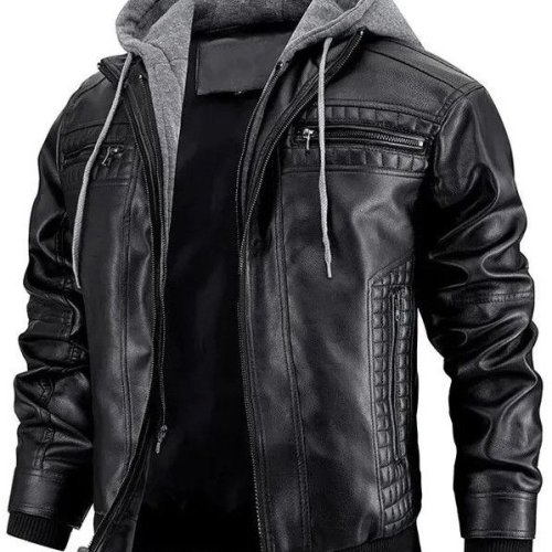 Mens Waterproof Leather Jacket