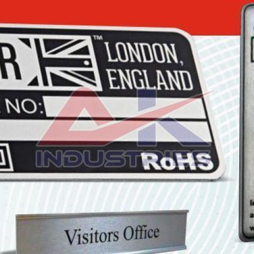 Aluminium Anodised Name Plates