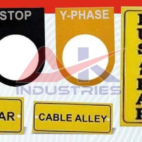 Control Panel Name Plates