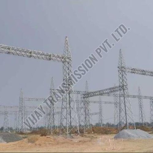Galvanized Iron Transmission Line Tower, For Industrial