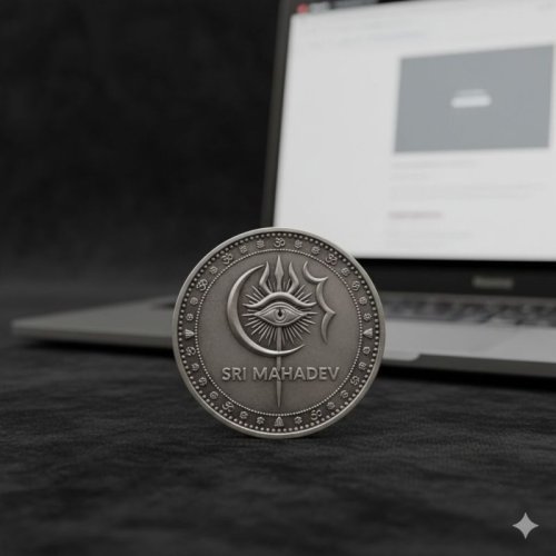 Sri Mahadev Ji Silver Coin