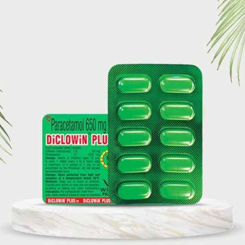 Diclowin Plus Diclofenac Paracetamol Tablet