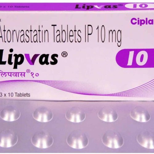 Lipvas 10mg Atorvastatin Tablet