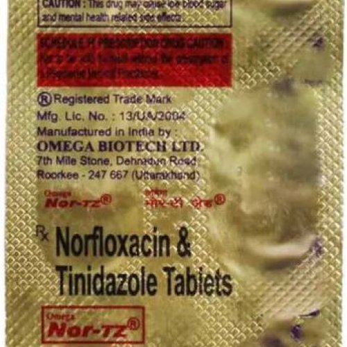 Nor Tz Norfloxacin Tinidazole Tablet