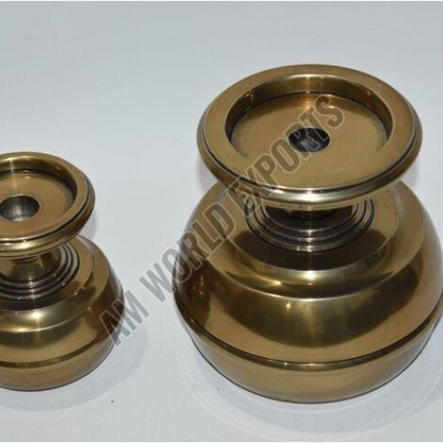 Modern Spherical Pillar Candle Holder Set OF 2 Pcs