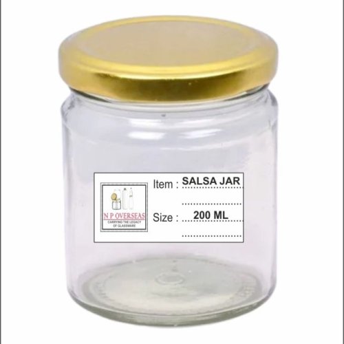 200 Ml Glass Salsa Jar