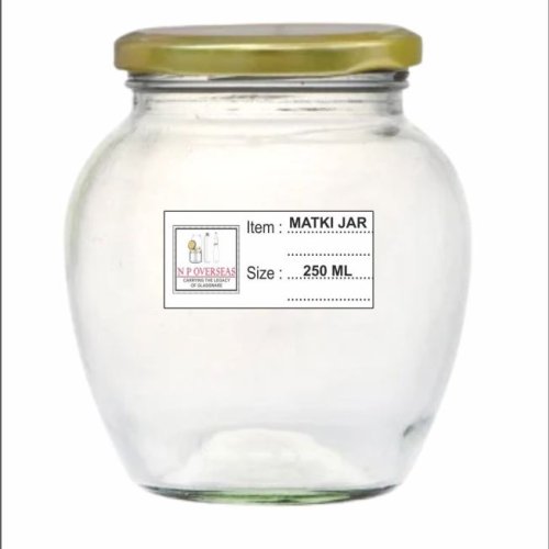 250 Ml Glass Matki Jar