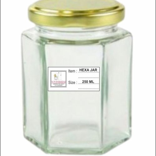 250 Ml Hexa Jar