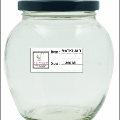 350 Ml Glass Matki Jar