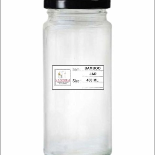 400 Ml Bamboo Jar