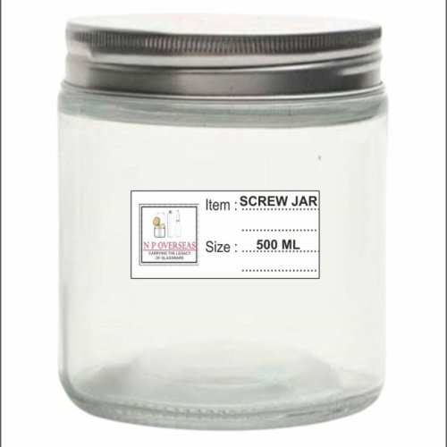 500 Ml Screw Glass Jar