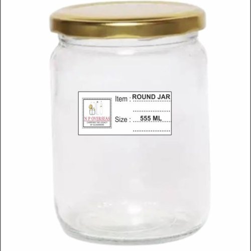 555 Ml Round (Salsa) Glass Jar