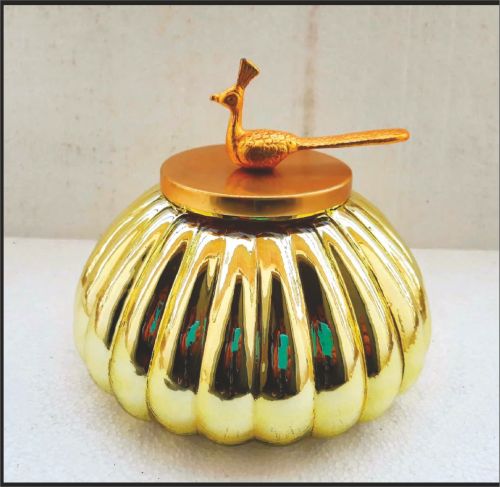 Candle Peacock Jar