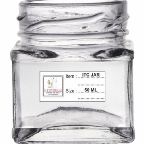 50 Ml Sq ITC Glass Jar