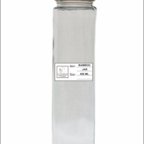 450 Ml Bamboo Jar