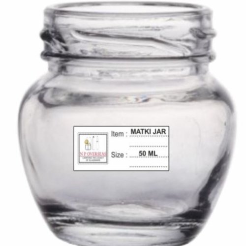 50 Ml Glass Matki Jar