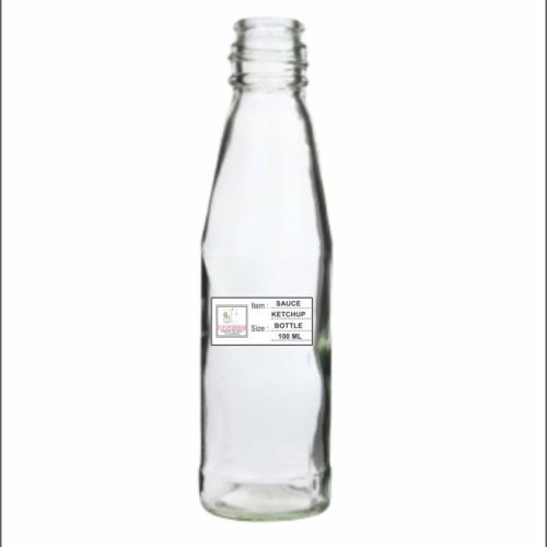 100 Ml Sauce Ketchup Glass Bottle