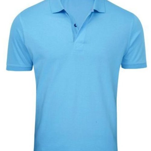 Mens Cotton Plain Polo T Shirts