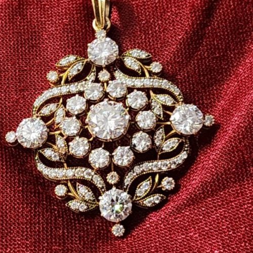 Designer Diamond Studded Ladies Pendant