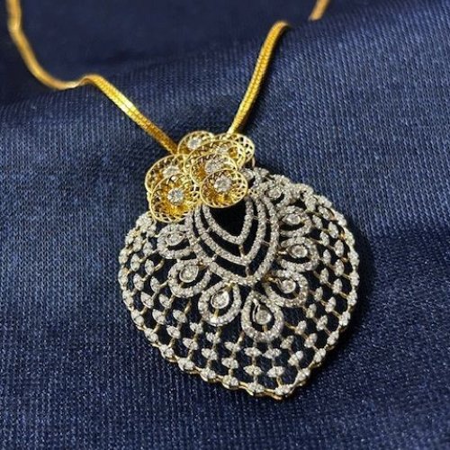 Elite Diamond Studded Ladies Pendant