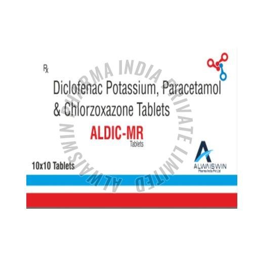 Diclofenac Potassium, Paracetamol and Chlorzoxazone Tablets