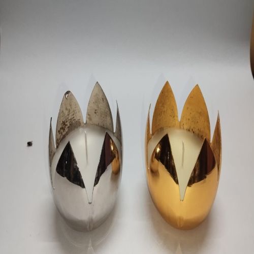 Decorative Candles with Metal Jars