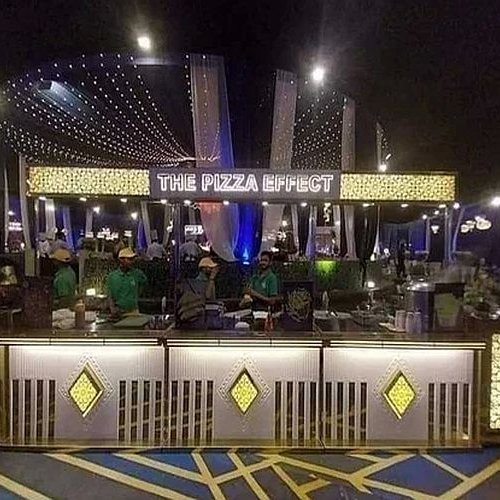 Stainless Steel LED Pizza Food Counter