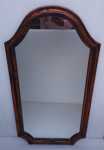 Ornate Wood Mirror Frame for Wall Mount Interior Styling