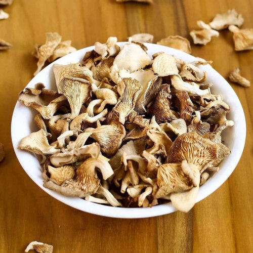 Dehydrated Dry Mushroom