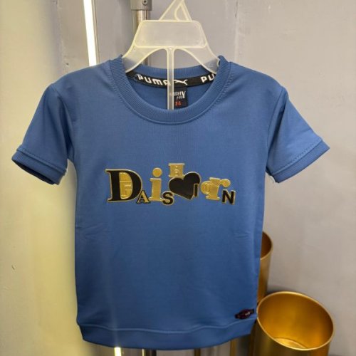 Boys Blue Graphic Crew Neck T-shirt