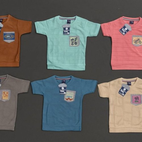 Boys Jacquard Knit Graphic T-shirts